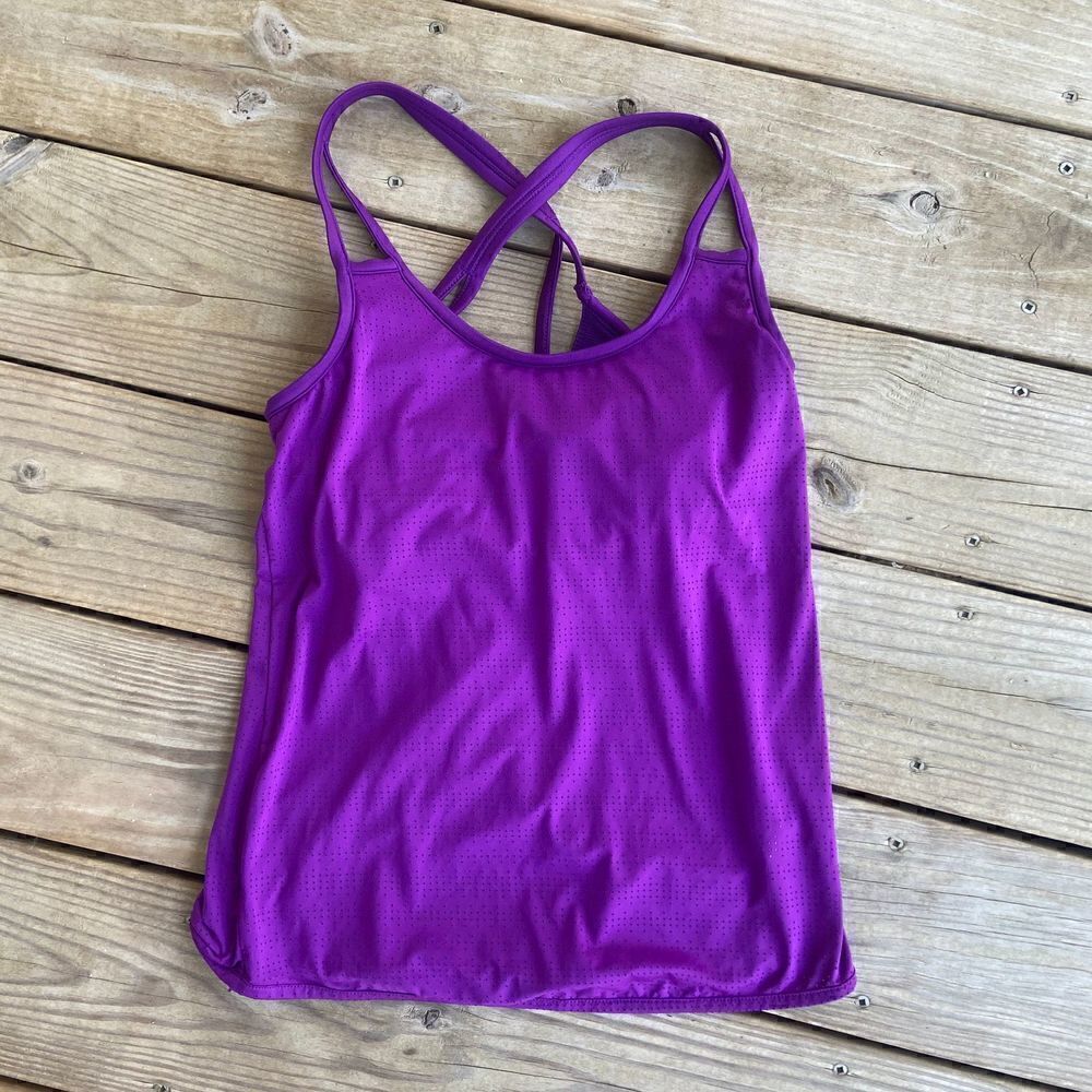 Athleta Full Force Tank Crushed Grapes Size XXS